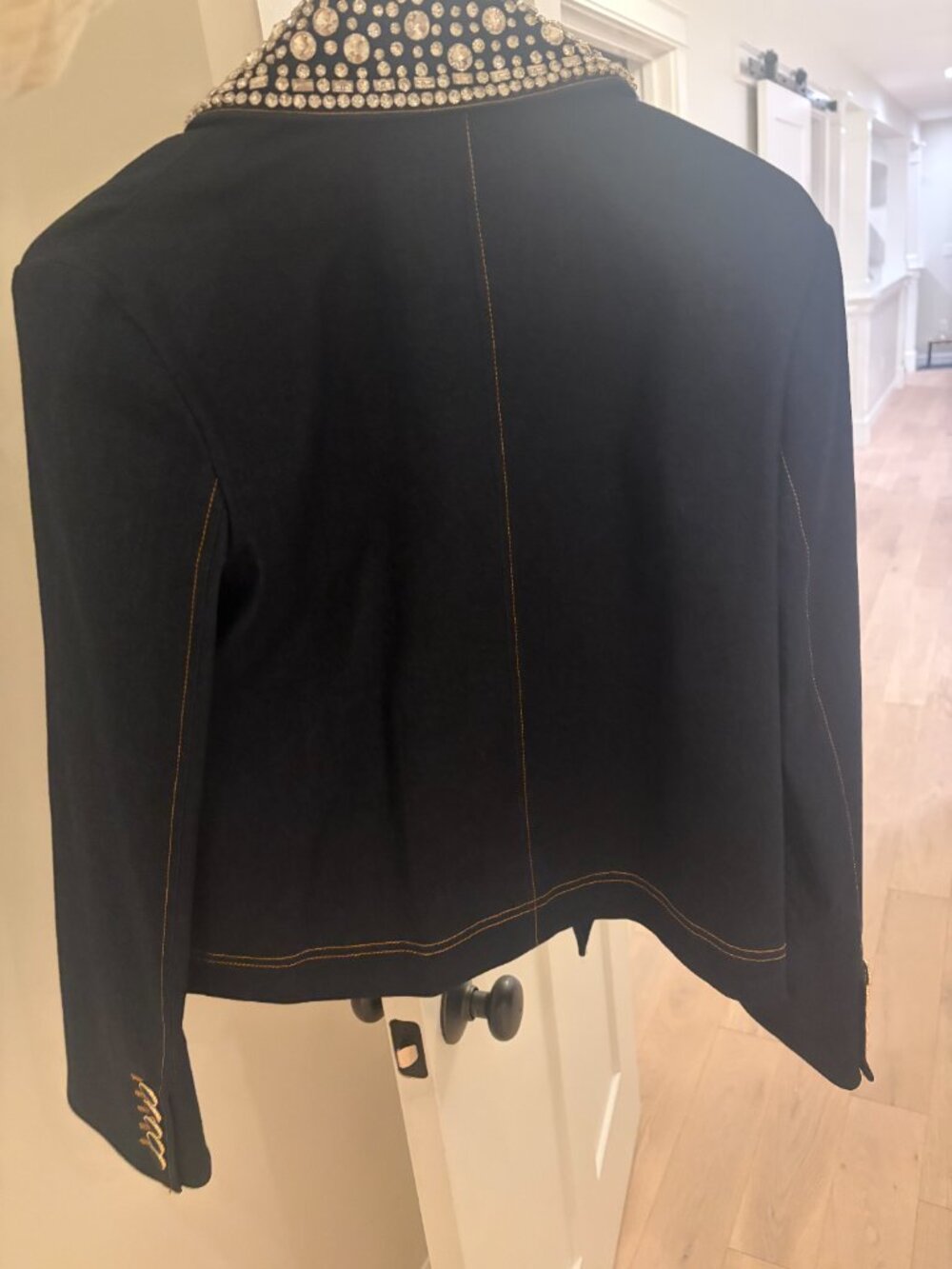 Veronica Beard - NWT Barrington Embellished Denim Jacket, Size 2 - Picture 4 of 7
